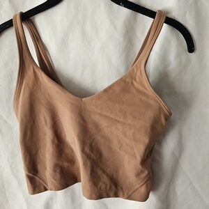 Everyday Scoop Neck Bralette - Tan